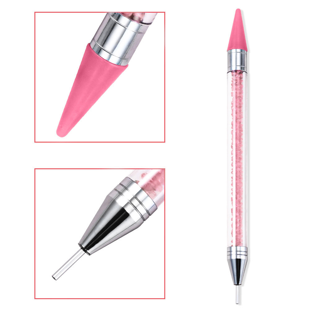 Professioneller Nail Art Detailpinsel mit Kristallgriff Brehn