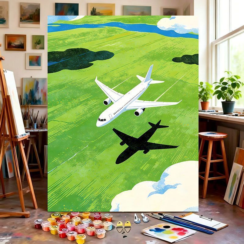 Flugzeug-Themen Leinwanddruck Brehn