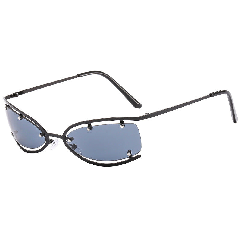 Damen Cat-Eye Sonnenbrille mit luxuriösen Akzenten und schützendem UV-Filter Brehn