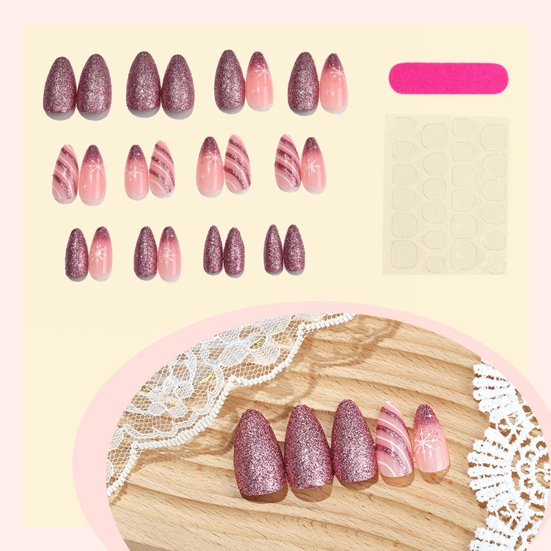 Glamouröse Glitzernde Press-On Nagelkollektion Brehn
