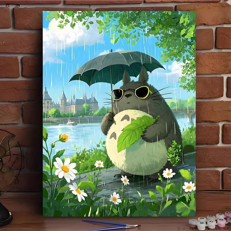 Verzauberte Waldszene Leinwand Kunstdruck Brehn
