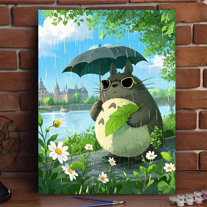 Verzauberte Waldszene Leinwand Kunstdruck Brehn