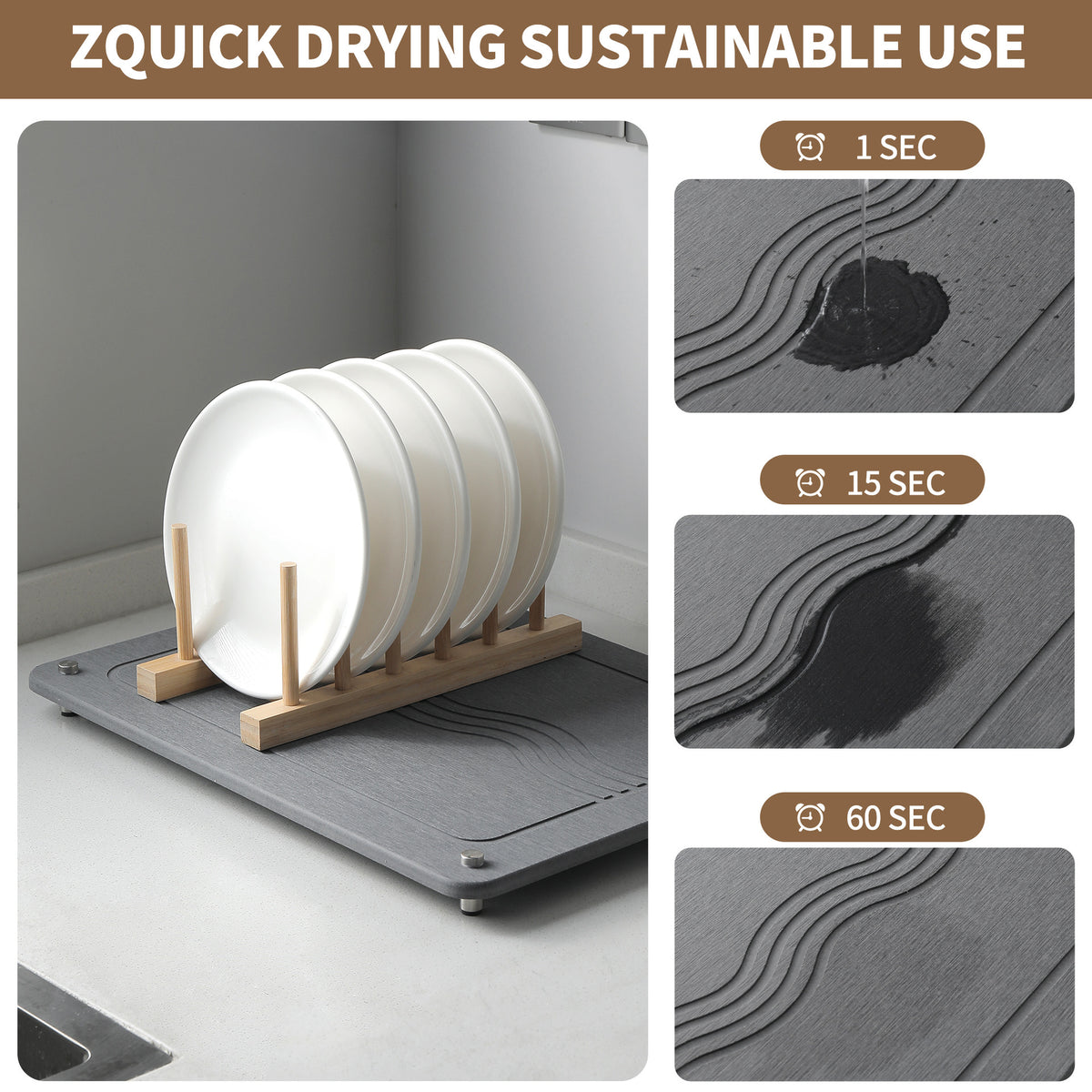 Innovative Diatomaceous Stone Trockenmatte
