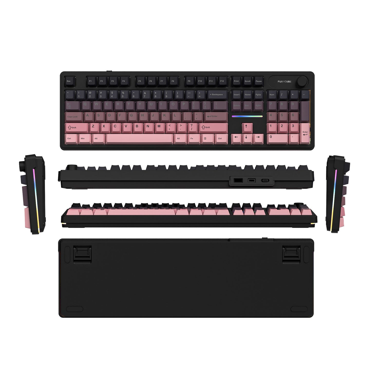 Ergonomische mechanische Tastatur Brehn