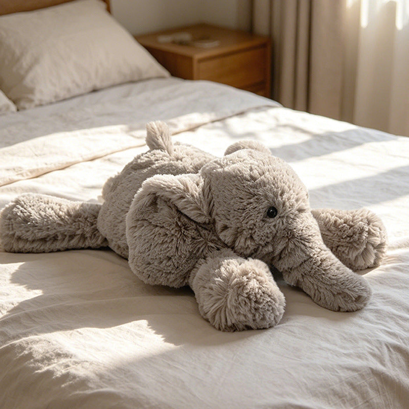 Liegender Plüsch-Elefant Körperkissen Kuscheltier Brehn