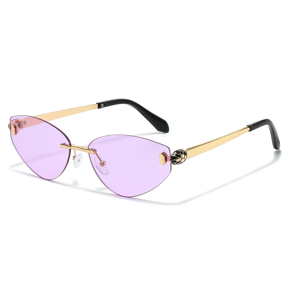 Cat-Eye Vision Shield Sonnenbrille Brehn