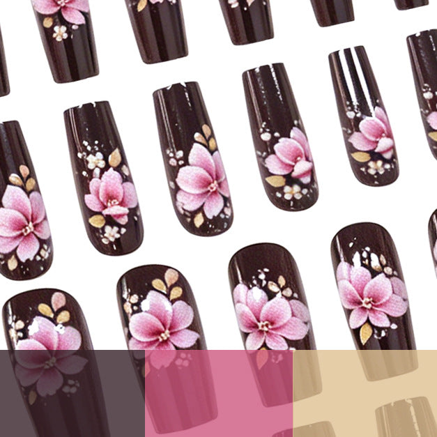 Florales Nagelkunstdesign Brehn