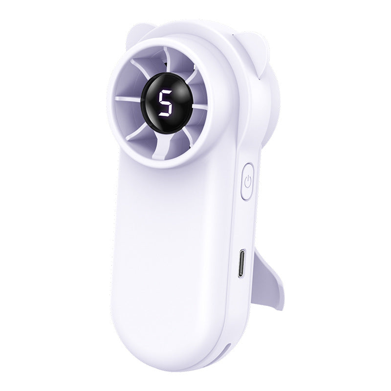 Unisex Tragbarer Mini-Handventilator mit USB-Ladefunktion und tierischem Design Brehn