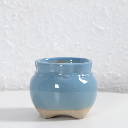Zeitgenössische Kurvenkeramische Vase Brehn