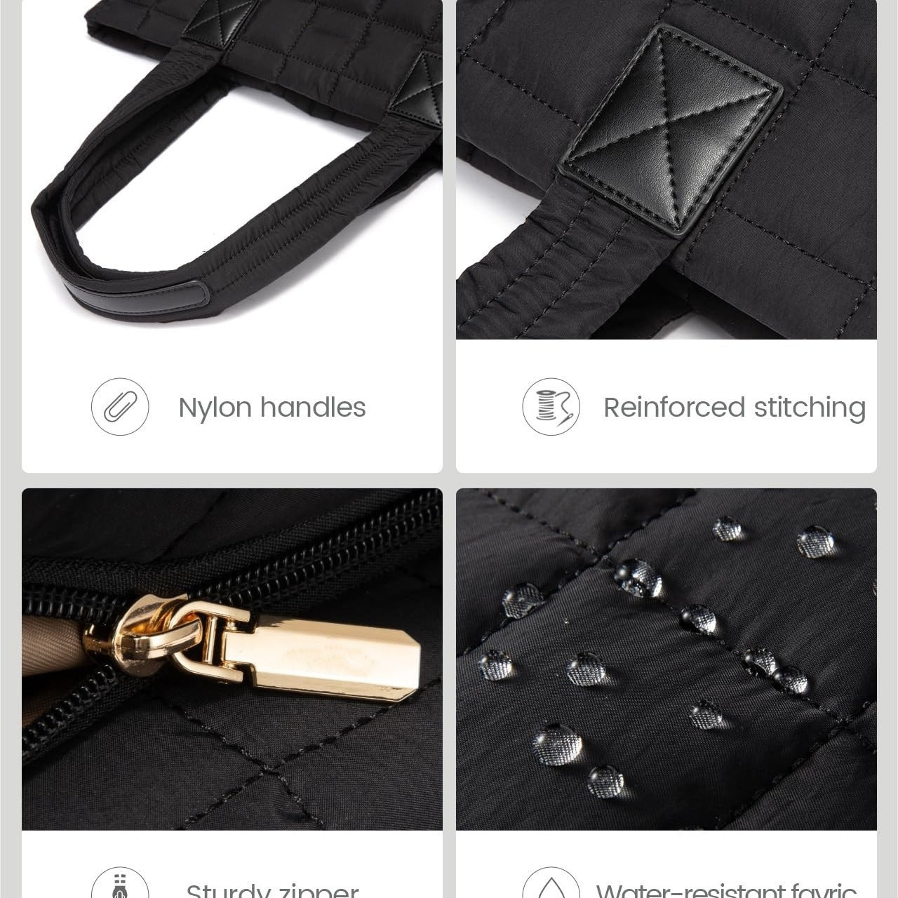 Gepolsterte Alltags-Handtasche Brehn