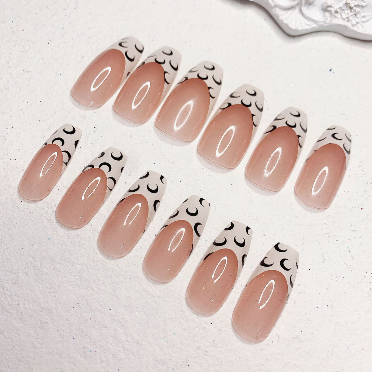Premium Künstlerische Stiletto Nagelverlängerungen