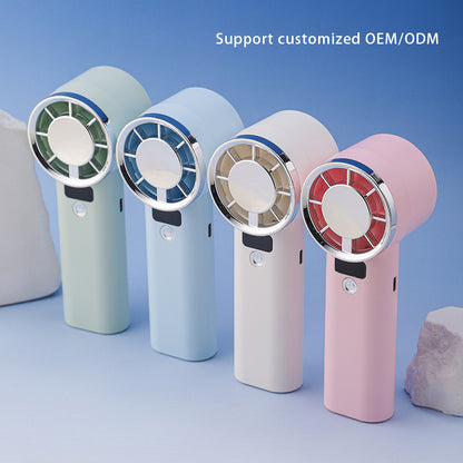 Damen Handventilator mit digitaler Anzeige und 3000mAh Akku Brehn