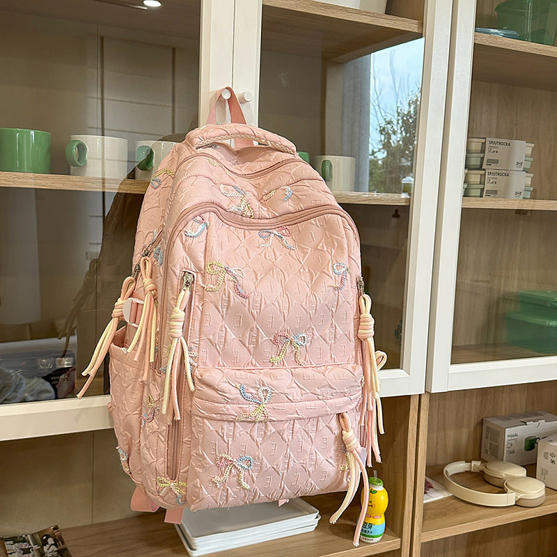Gepolsterter Rucksack mit Schleifen-Detail Brehn