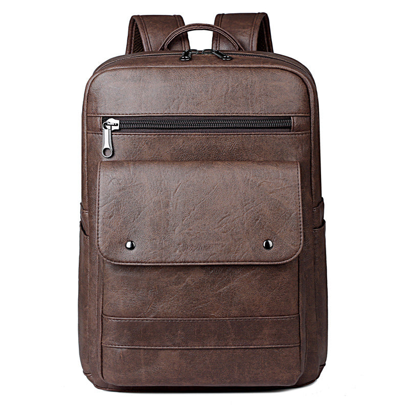 Rucksack Aus Hochwertigem Kunstleder mit Viel Stauraum und Ergonomischem Design Brehn