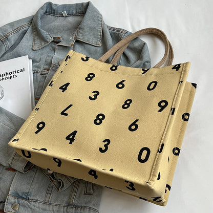 Lässige Canvas-Shopper-Tasche