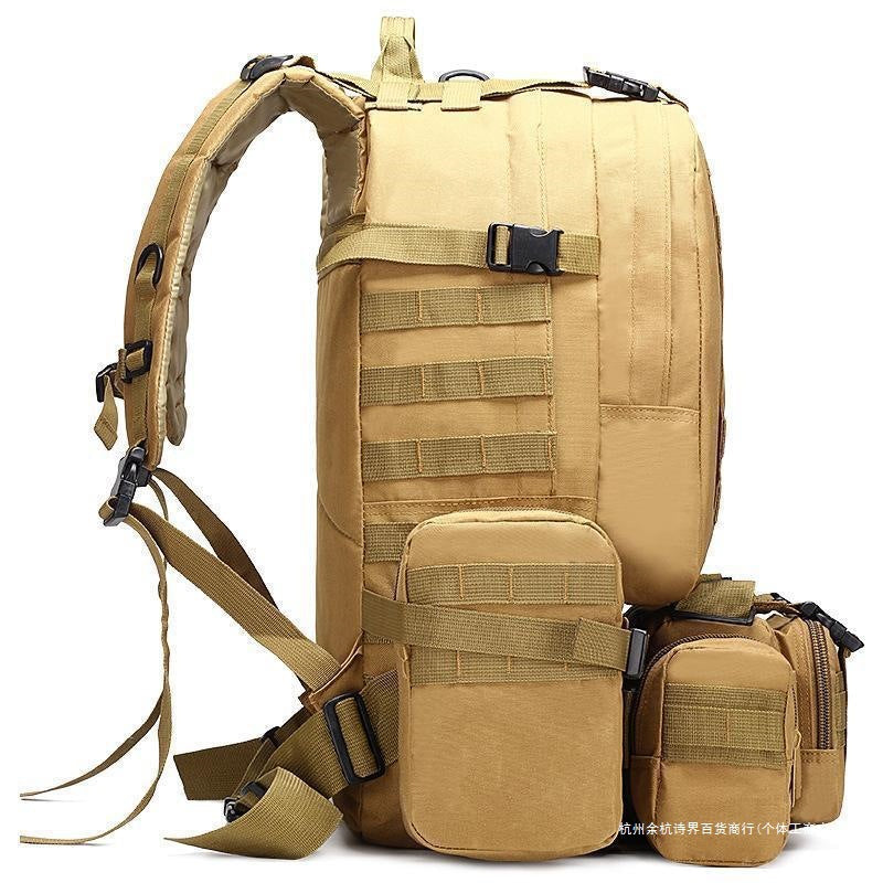 Taktischer Rucksack Mit Vielseitigem Stauraum Und Modularen Taschen Brehn