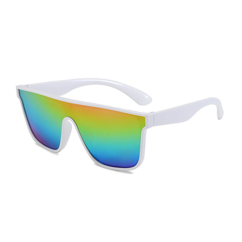 Damen Sportliche Sonnenbrille mit breitem Rahmen und polarisierenden Gläsern Brehn