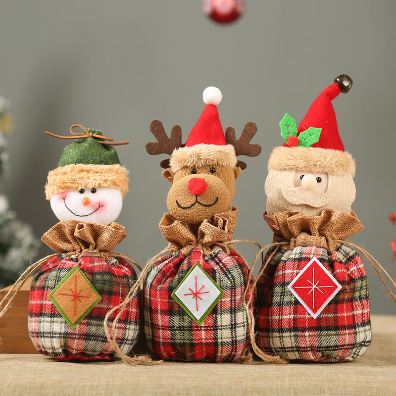 Niedlicher Weihnachtsgeschenkesack im Rentier-Design Brehn