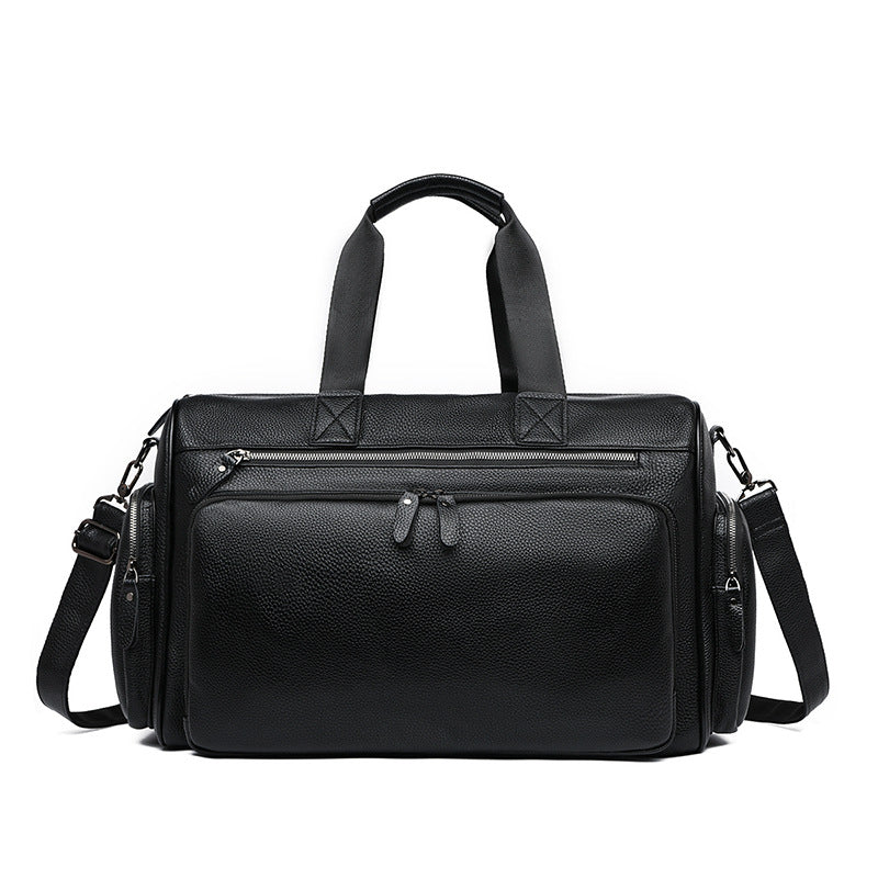 Premium Leder Wochenende Duffle Tasche Brehn