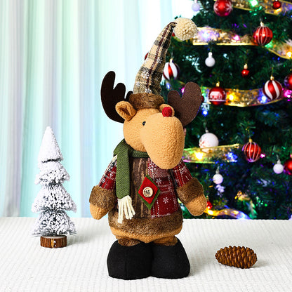 Niedliche Weihnachtsdekorationsfigur im Rentier-Look Brehn