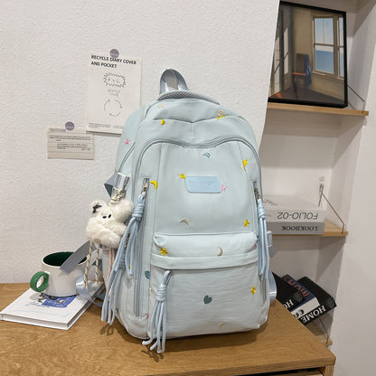 Stylischer Bestickter täglicher Rucksack Brehn