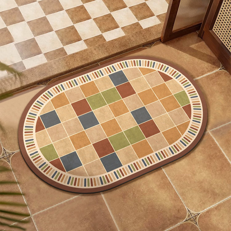 Buntes Patchwork-Design Bodenmatte Brehn