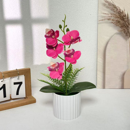 Faux Orchideen Arrangement für Innendekoration zuhause