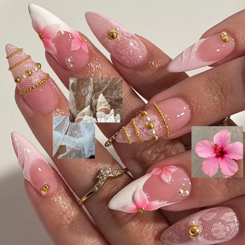 Dekoratives Press-On Nagelset Brehn