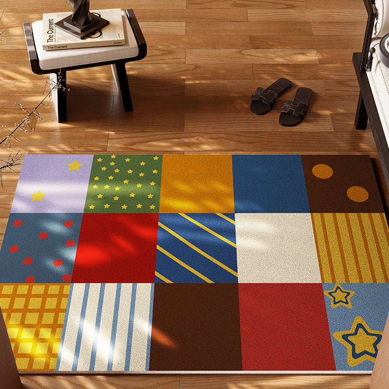 Geometrischer Musterbereichsteppich