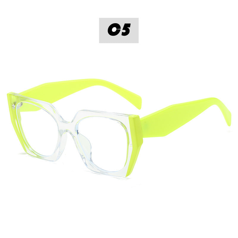 Damen Modische Oversized Brille Brehn