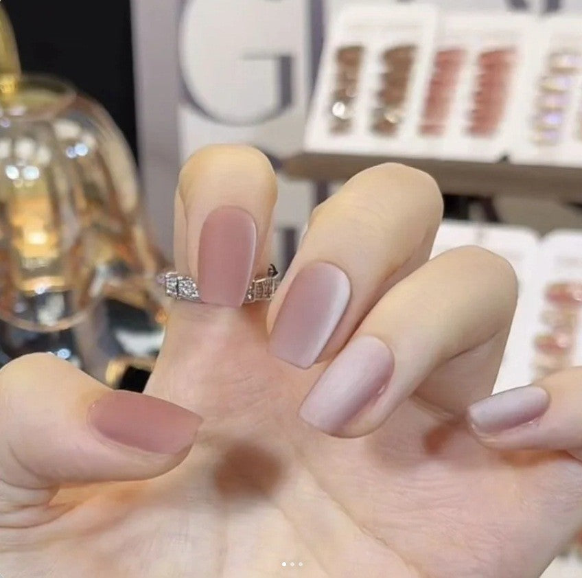 DIY natürliche Finish Press-On Nagelspitzen Brehn