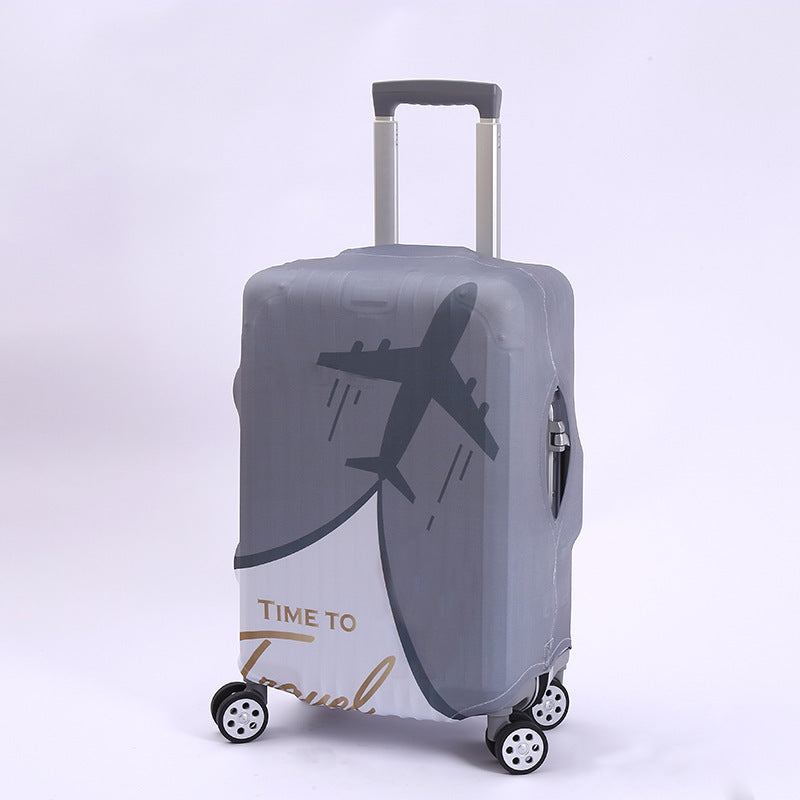 Unisex Reisekoffer mit kreativem Weltreise-Motiv Brehn