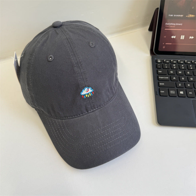 Frauen Bestickte Baumwolle Dad Hat Brehn
