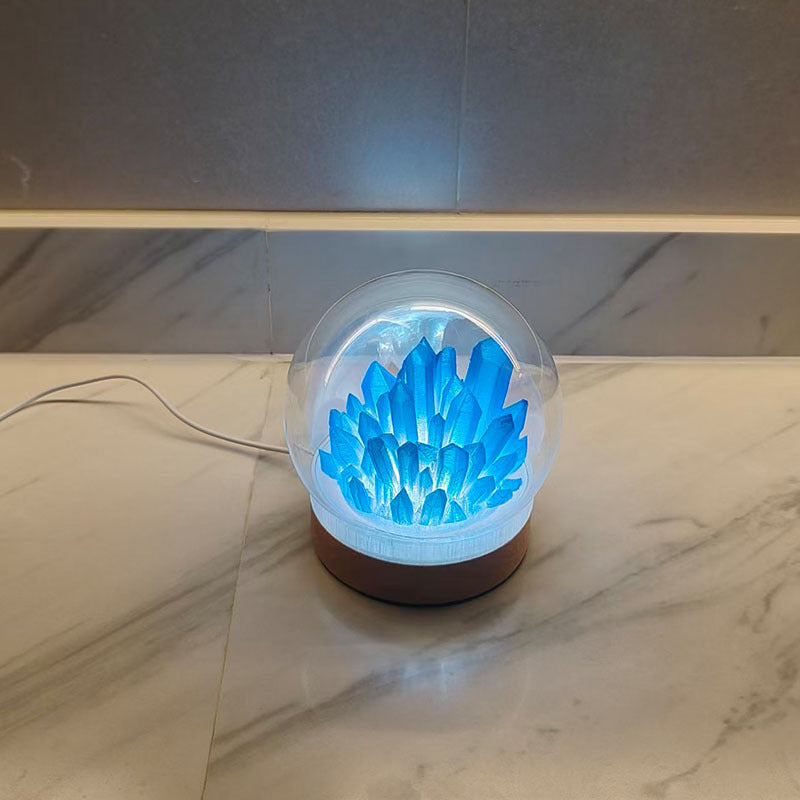 Kristall-inspirierte dekorative Tischlampe