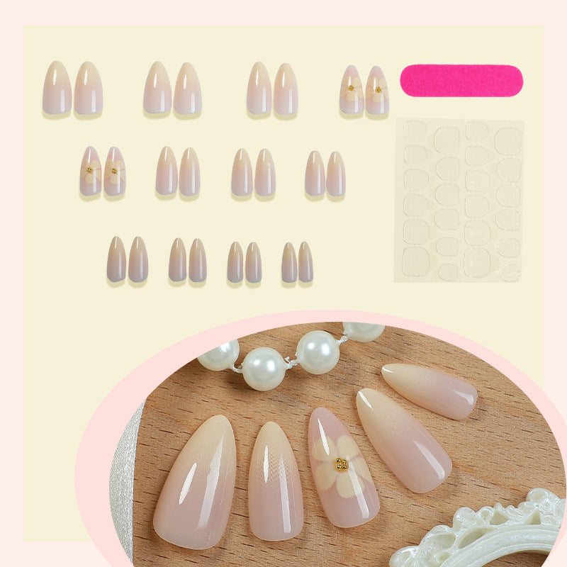 Floral Press-On Nagel Kit Brehn