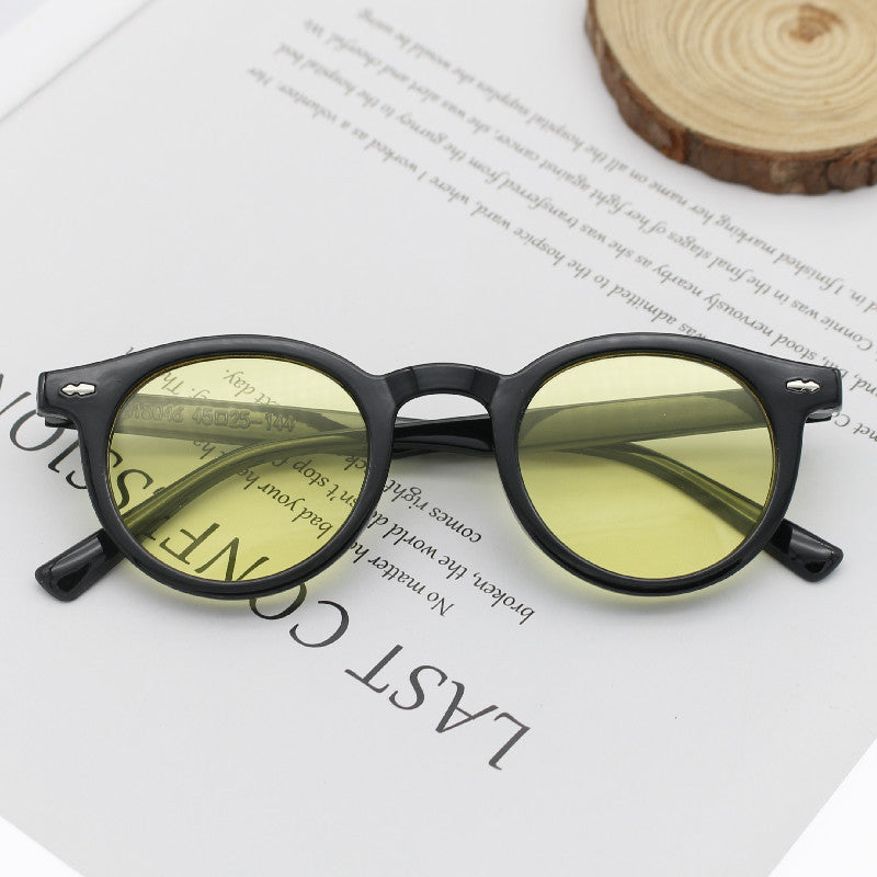Damen Runde Sonnenbrille mit elegantem Design Brehn
