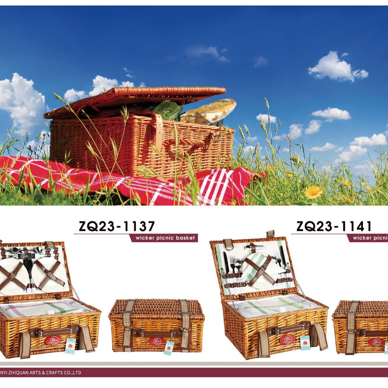 Damen Korb für Picknick mit Zubehör Brehn