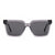 Damen quadratische Sonnenbrille mit modernem Kunststoffrahmen und UV-Schutz Brehn