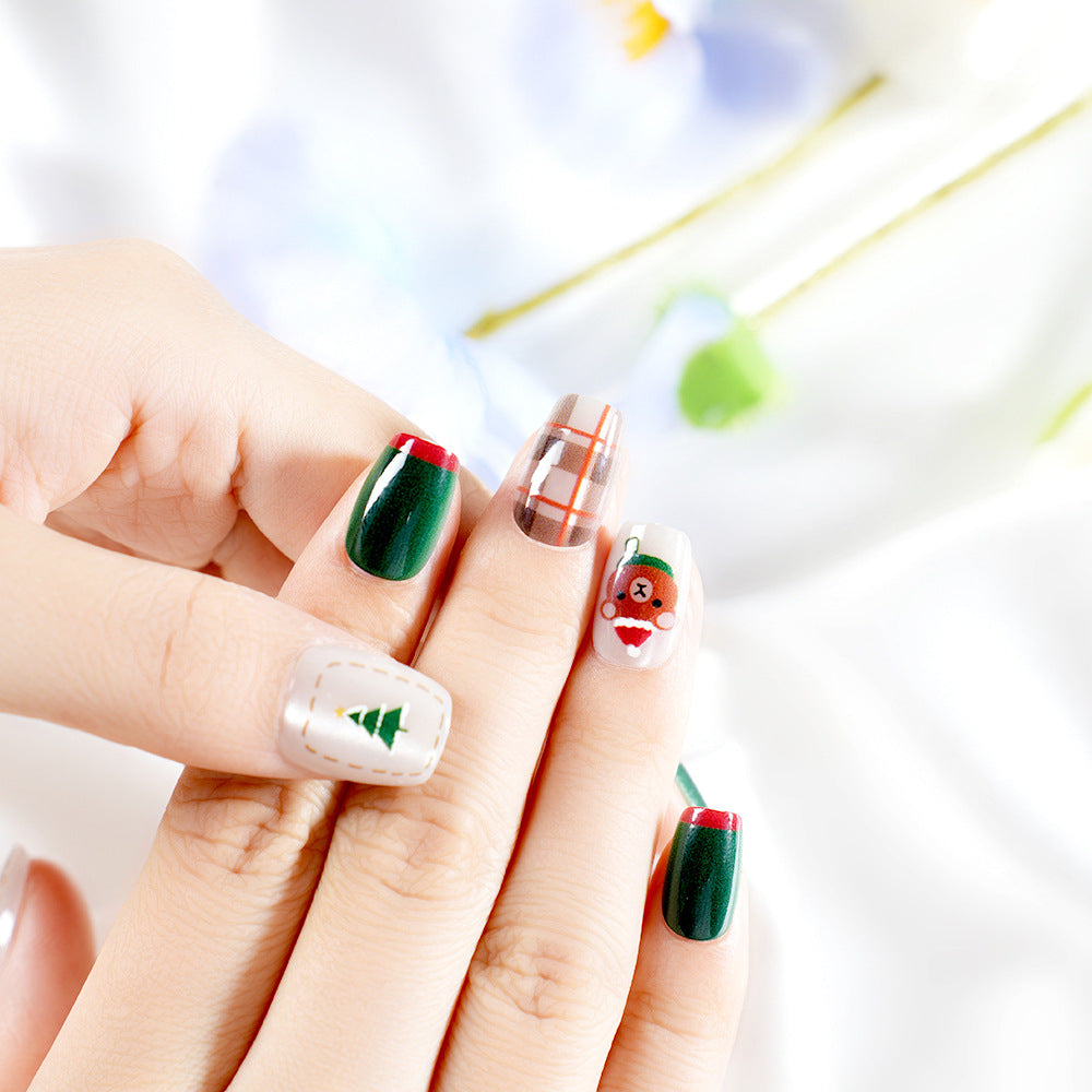 Festliches Themen-Press-On-Nagelset Brehn