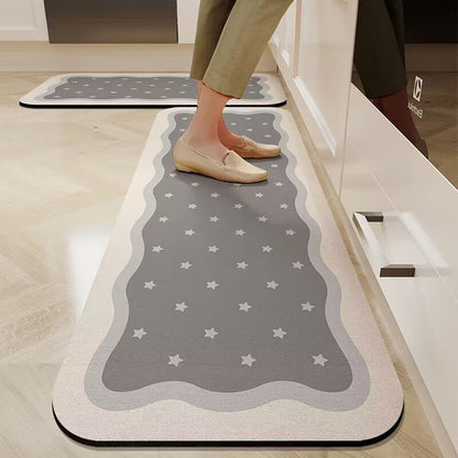 Modern geometrischer Küchenläufer Teppich