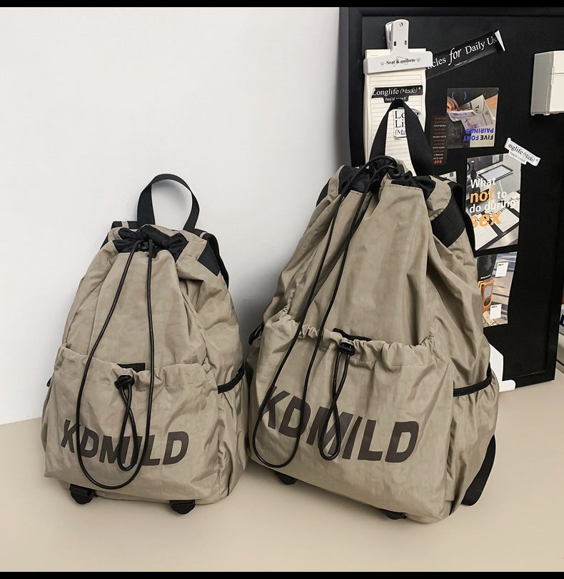 Leichtgewichtiger multifunktionaler Kordelzug-Rucksack