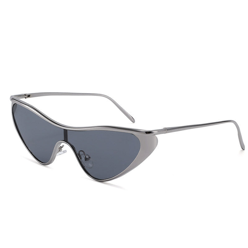 Damen futuristische Sonnenbrille im schlanken Design Brehn