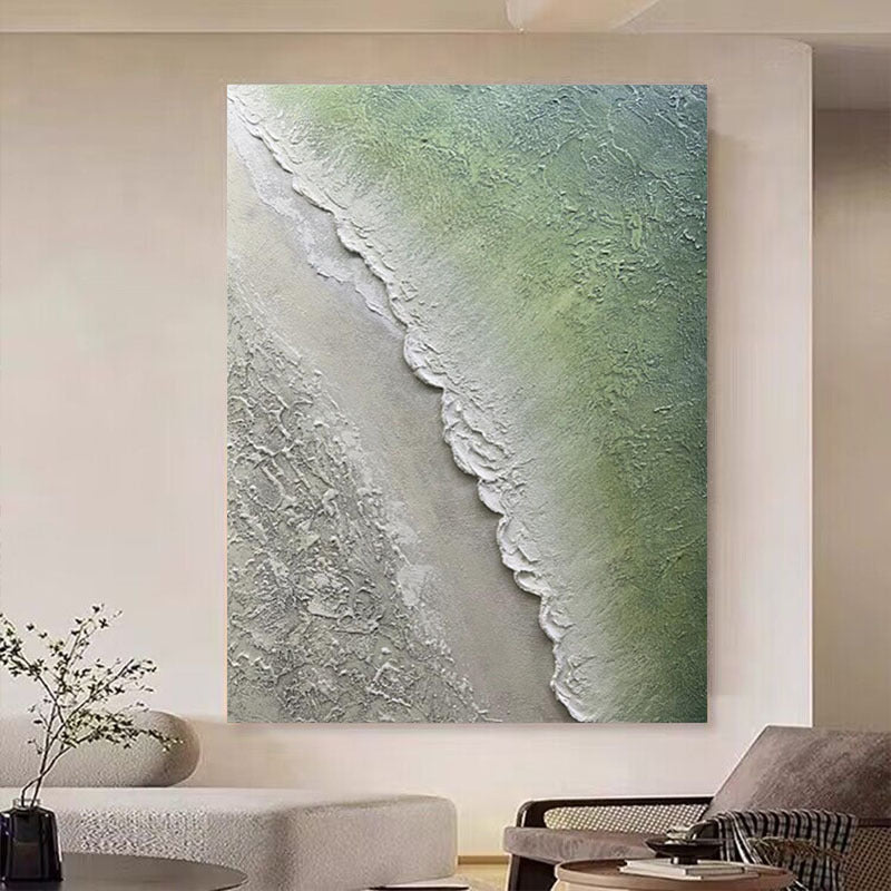Strukturierte Küstenlandschaft Wandkunst