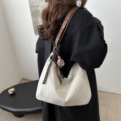 Weiche Wildleder Hobo-Handtasche Brehn