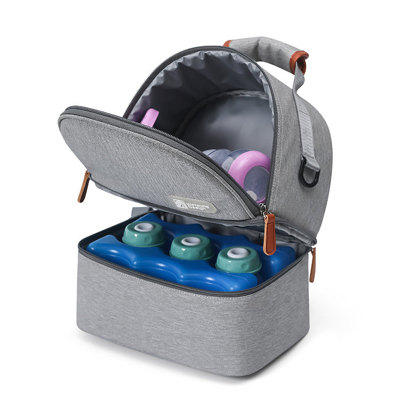 Damen Isolierte Lunch-Tasche mit praktischem Trennfach Brehn