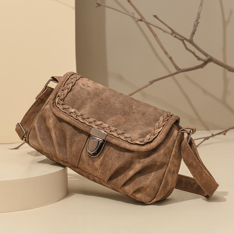 Stylische geflochtene Handtasche