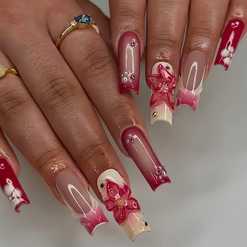 Künstlerisches Gel Floral Nagelkunst Brehn