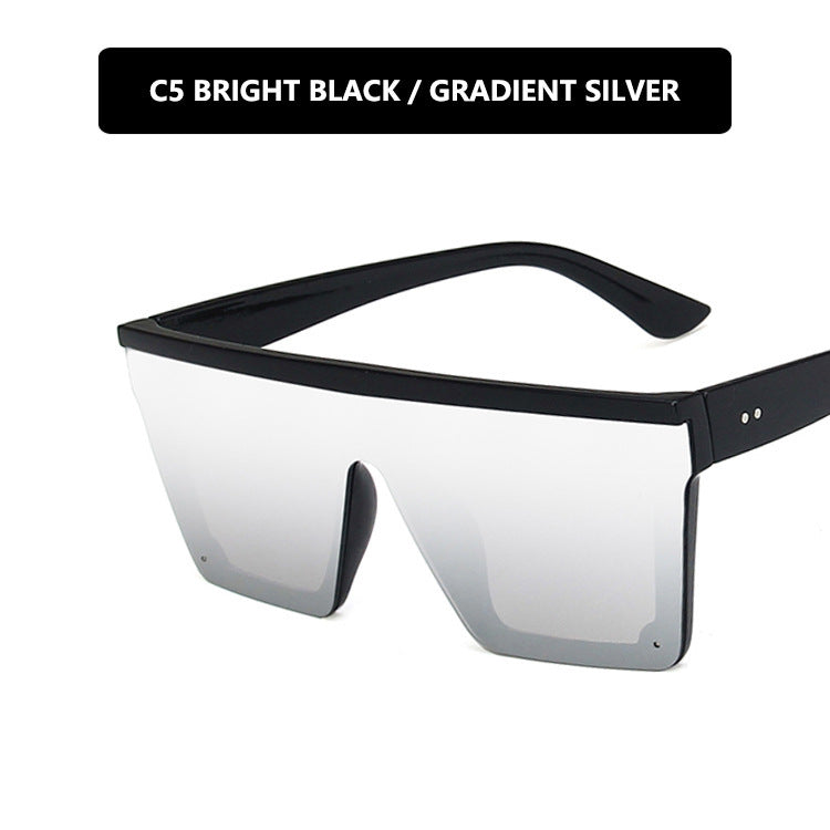 Damen futuristische Sonnenbrille im schützenden Oversized-Format Brehn