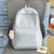 Minimalist Weicher Stoff Schul Rucksack