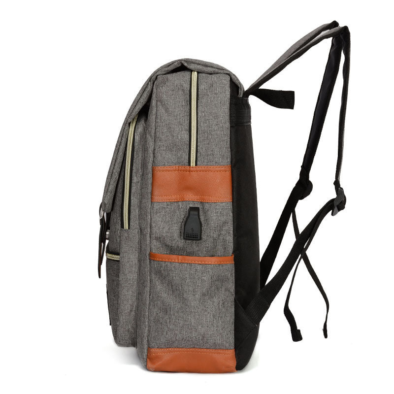 Stylischer Multi-Taschen-Rucksack Brehn